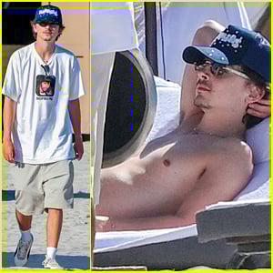 Timothee Chalamet Lounges Shirtless at the Beach During a Chill Afternoon in Miami