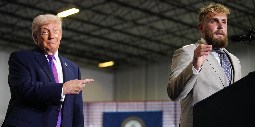 Jake Paul Suggests Trump 'Should Be on Front Lines' of War in Iran After Getting President's Endorsement