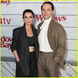 Matthew Rhys Gets Support from Longtime Love Keri Russell at 'Widow's Bay' Premiere in NYC