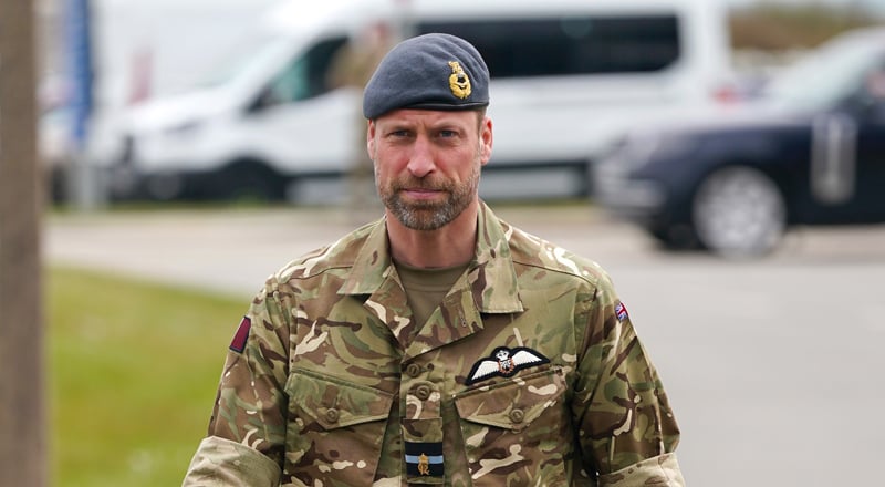 Prince William Gets Back Into Uniform While Returning to His Former Air Base, 13 Years After Completing Job as Pilot